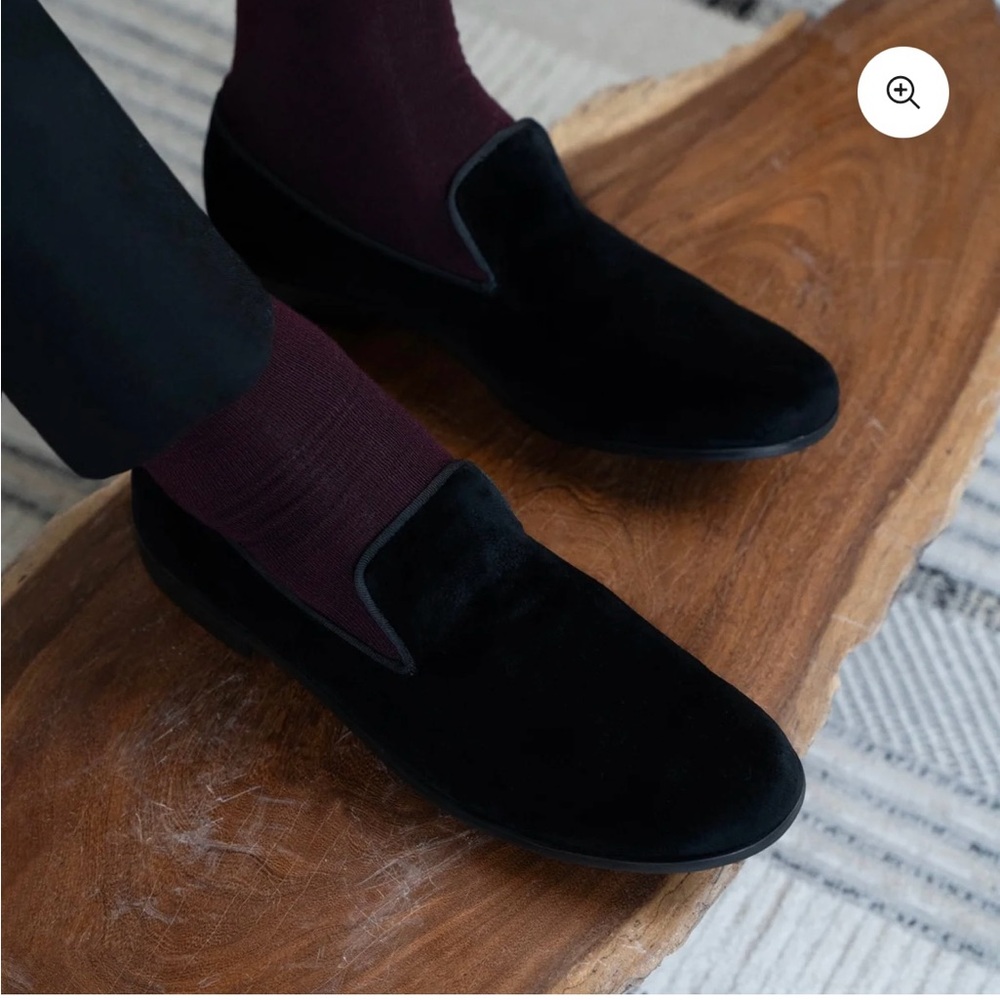 Smoking slippers - May Anthony velvet loafers brand new size 12